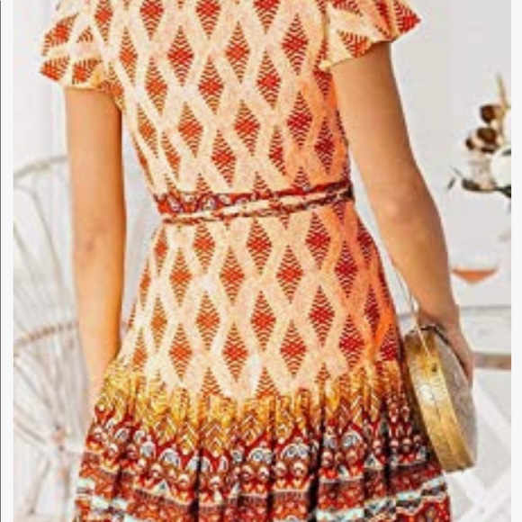 Cute Boho wrap dress - Picture 2 of 2